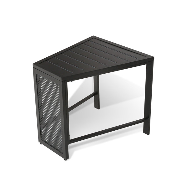 Latitude Run® Ahsha Metal Outdoor Side Table & Reviews Wayfair